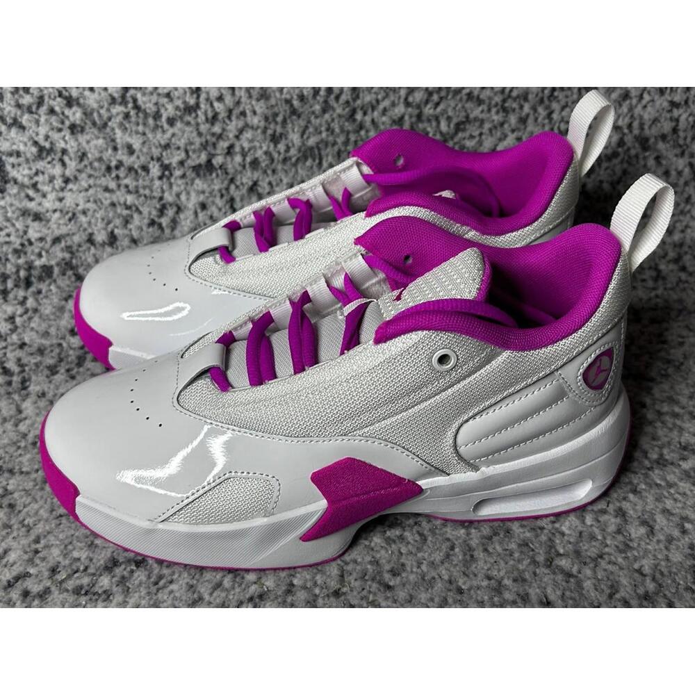 Jordan Youth Basketball Shoes White Pink 5.5Y FQ8297-160 NWOB